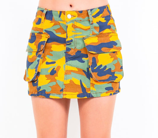 Wild & Free Cargo Skirt