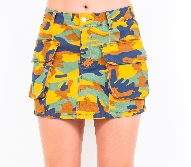 Wild & Free Cargo Skirt