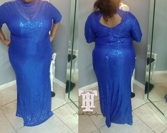 " A Little Glam" Fishtail Dress